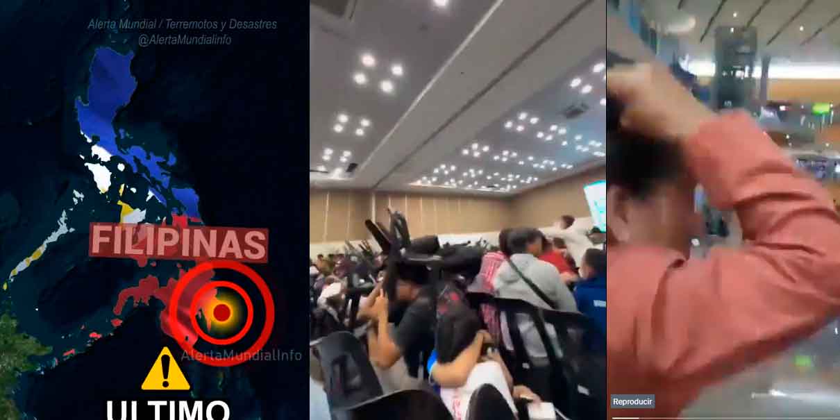 VIDEOS. Terremoto de magnitud 7.4 sacude Filipinas y deja un muerto; activan alerta de tsunami
