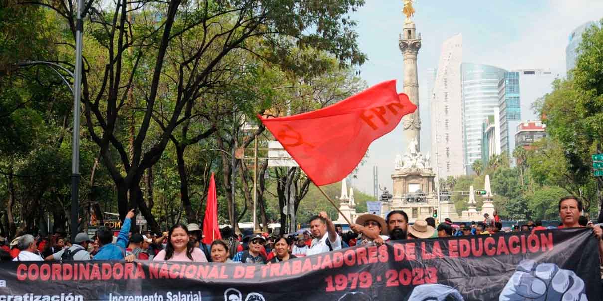 CNTE anuncia paro nacional de 72 horas y advierte con boicotear eventos de Claudia Sheinbaum