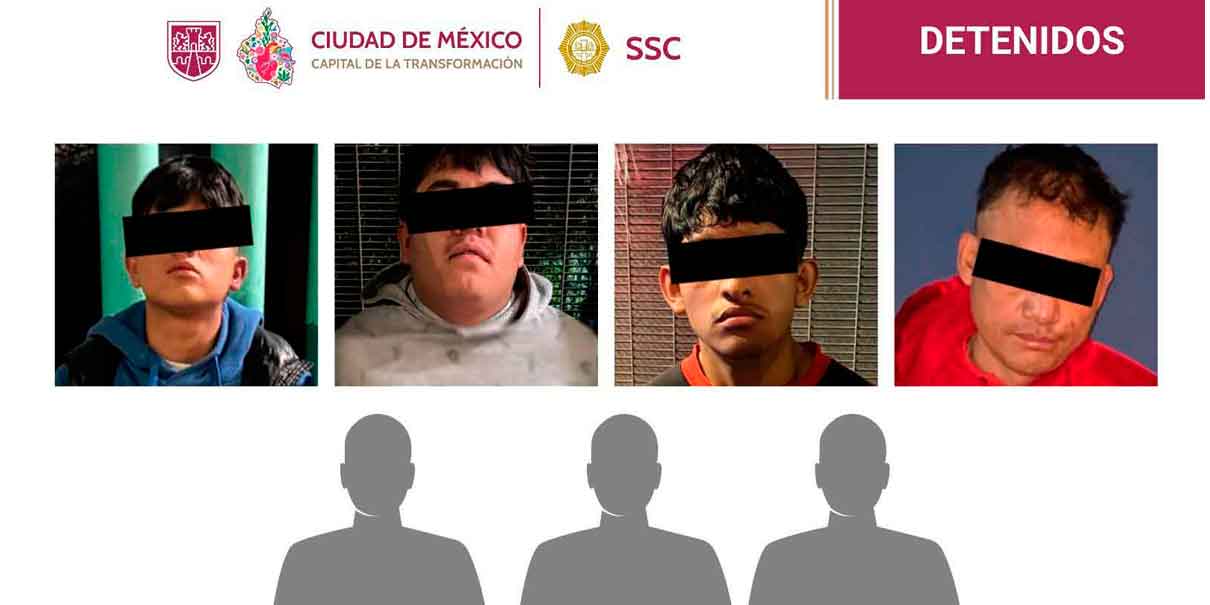 Detienen a menores de edad extorsionadores de empleados de un hotel y huéspedes en CDMX 