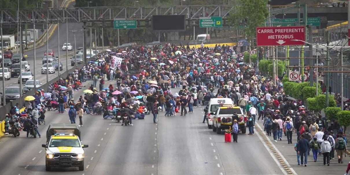 Paro nacional de la CNTE: bloqueos y marchas en CDMX y 20 estados este 13 y 14 de noviembre