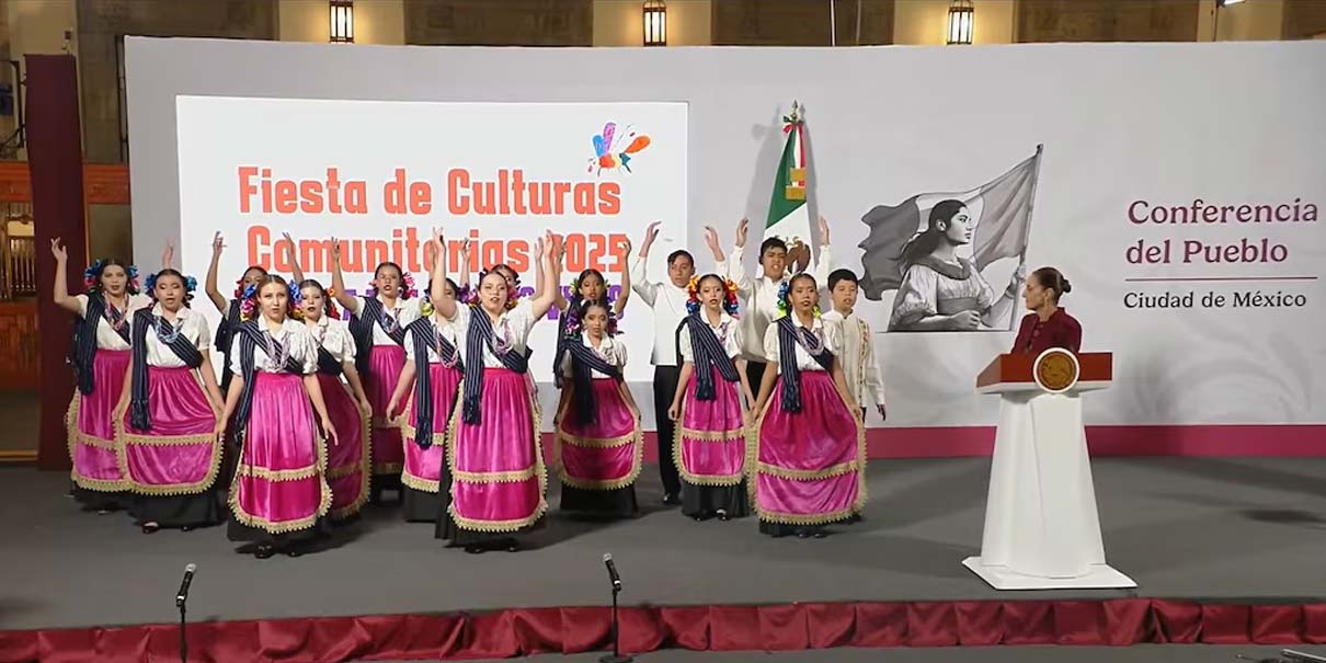 Presentan en Palacio Nacional el festival Fiestas de las Culturas Comunitarias 2025
