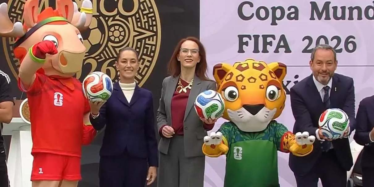 Sheinbaum da el banderazo al Mundial 2026