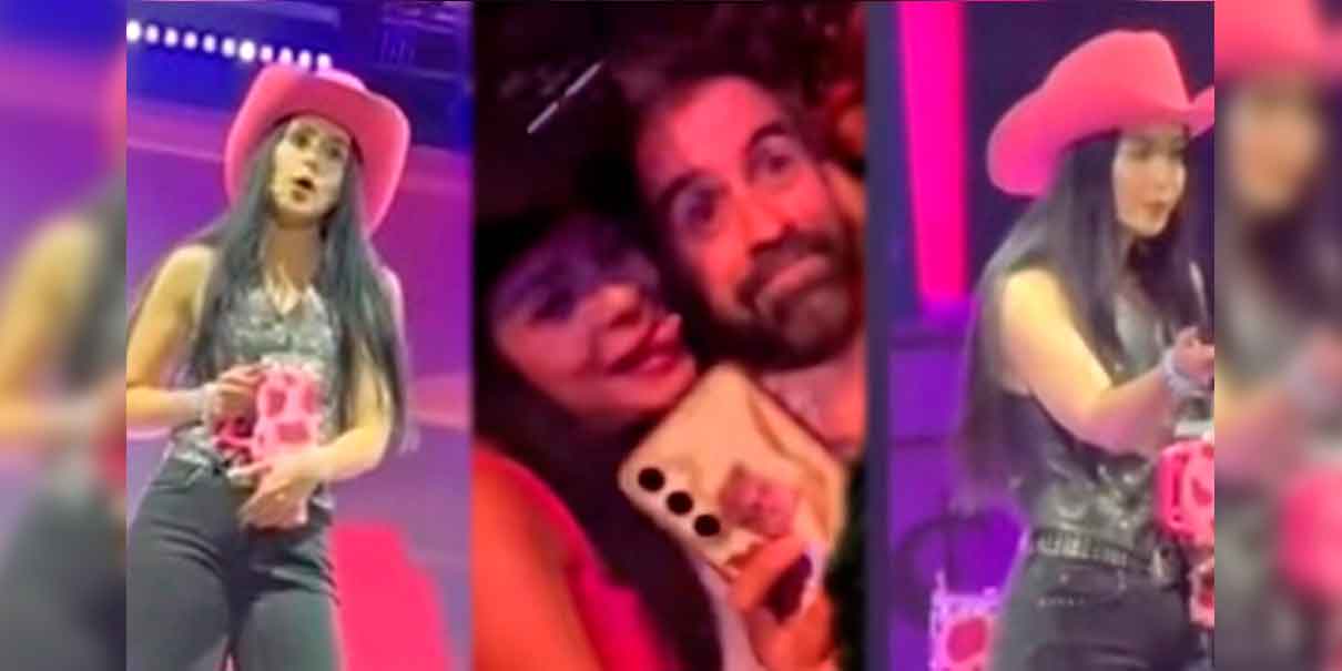 Tenso momento entre  Lupita Villalobos y una fan por abrazar a su esposo: “Siéntate, mi vida, antes de que te desgreñe y te parta tu ma..."