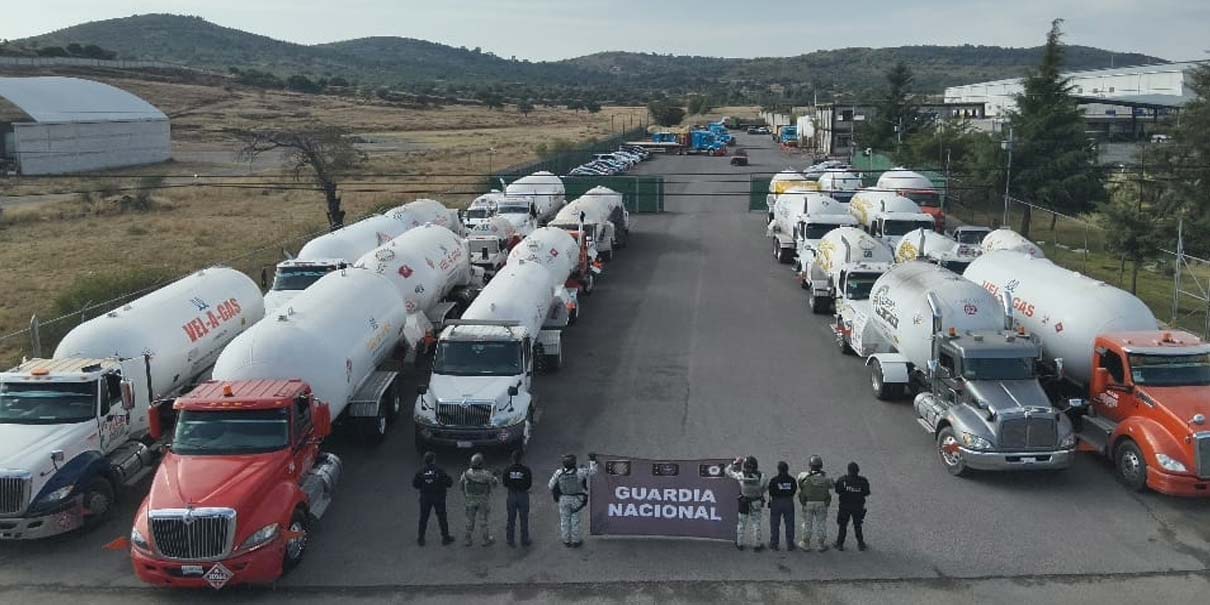 Confiscan 82 mil litros de huachigas y 25 pipas en el Triángulo Rojo de Puebla