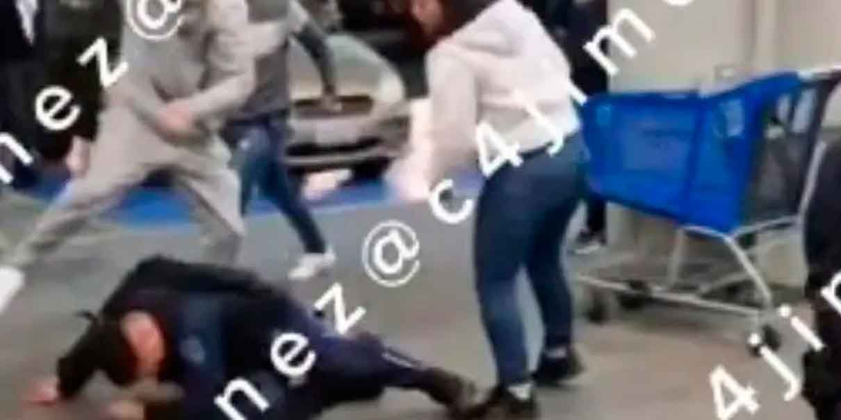 Farderos atacan a guardias de seguridad en la alcaldía Cuauhtémoc