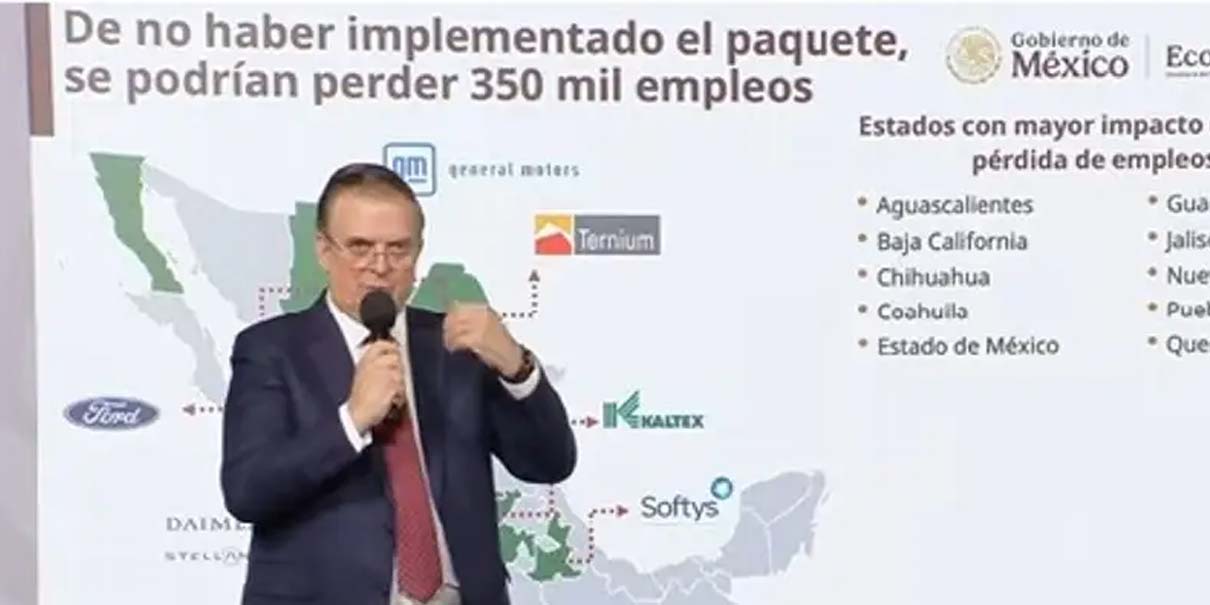 Paquete Arancelario protegerá 350 mil empleos ante competencia desleal