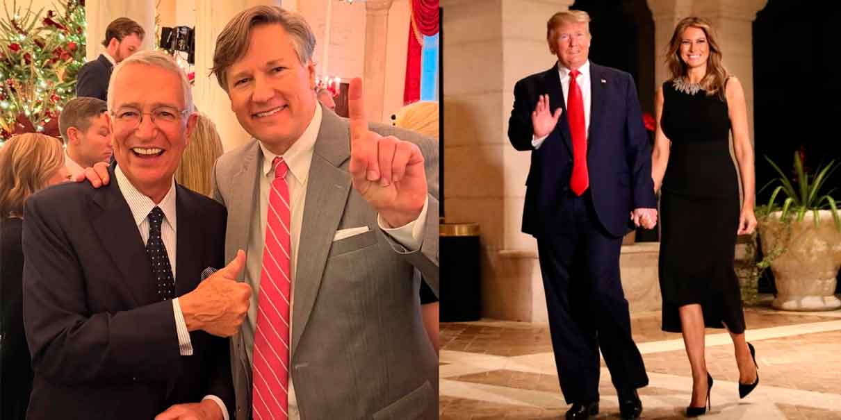 Salinas Pliego genera polémica al asistir a cena navideña de Trump ¿Fue invitado?