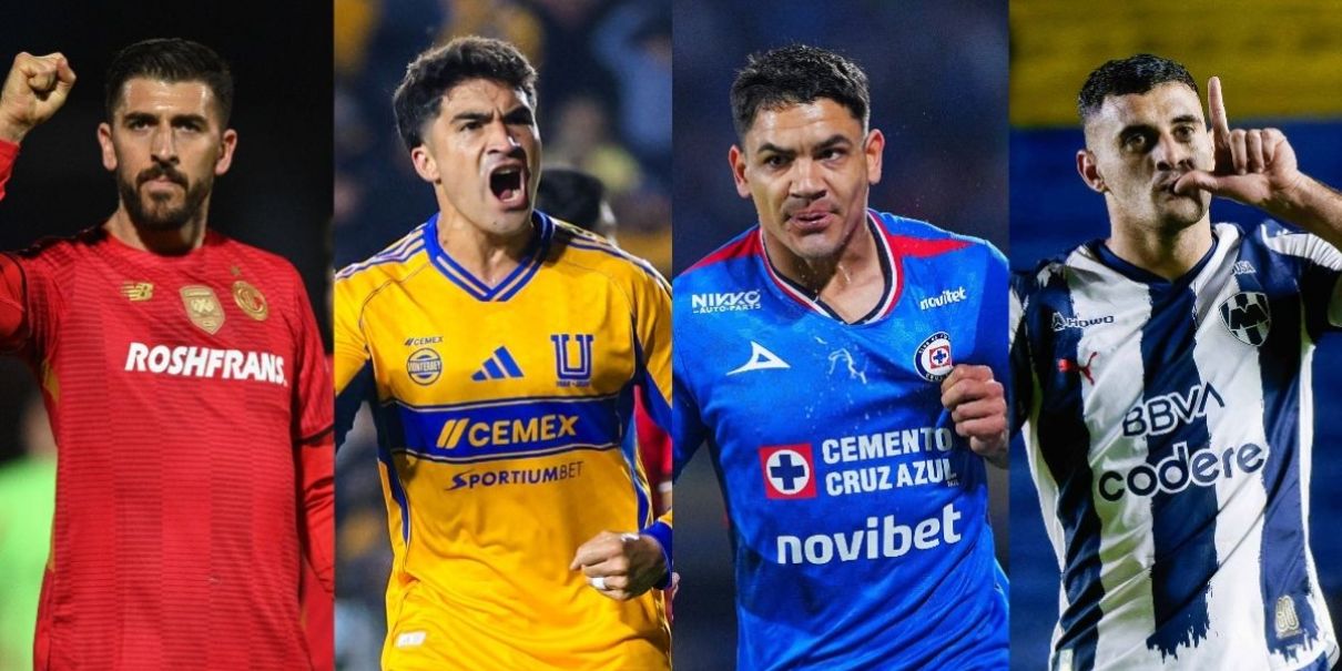 Cruz Azul vs Tigres y Monterrey vs Toluca: horarios, dónde ver y todo sobre las Semifinales Ida del Apertura 2025