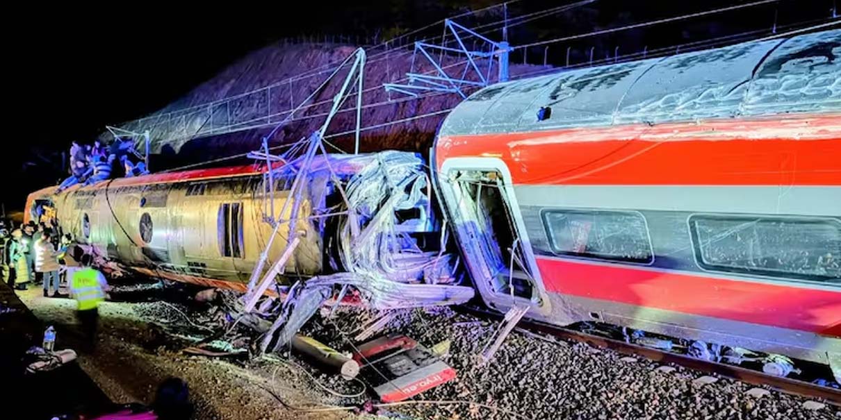 Choque de trenes de alta velocidad en España deja al menos 39 muertos