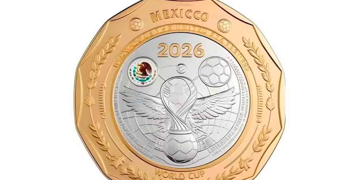 Congreso aprueba emisión de tres monedas conmemorativas al Mundial 2026. Aquí sus características 