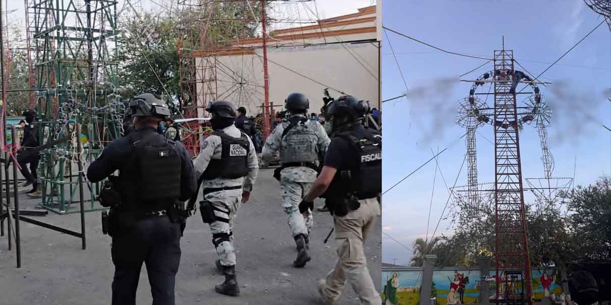 Fuerzas federales y estatales cancelan el "Mechofest". Decomisan pírotecnia alusiva al CJNG y líderes