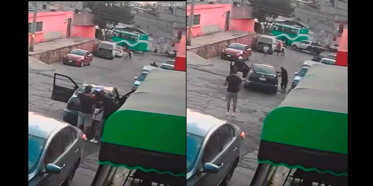 VIDEO. Auto sin freno se precipita mientras jóvenes bebían micheladas en Tlalnepantla