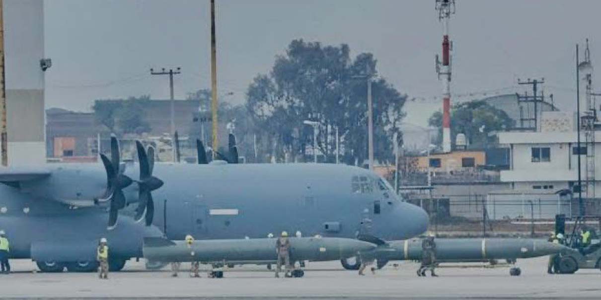 Vuelo militar de Estados Unidos llega a Toluca tras alerta aérea