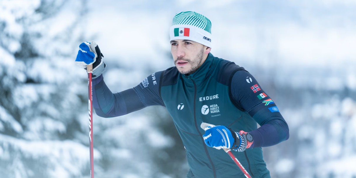 Allan Corona logra la mejor actuación de México en esquí de fondo en Milano Cortina 2026