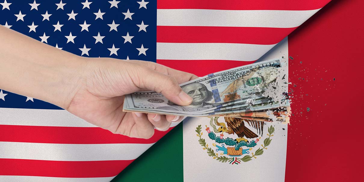 Caen remesas a México en 2025: miedo a deportaciones golpea envíos desde EU