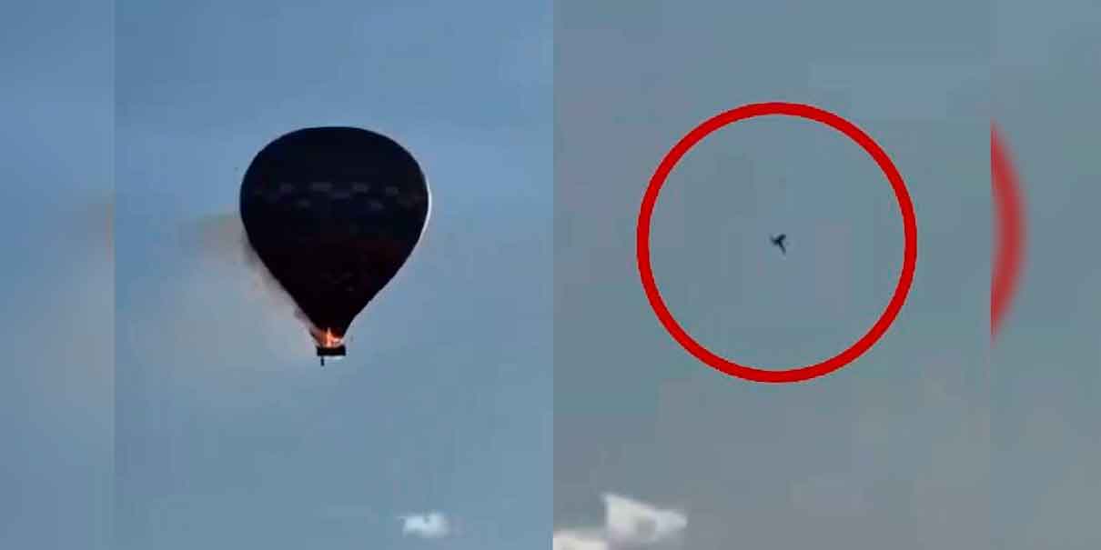 IMÁGENES SENSIBLES. Globo aerostático se incendia en Brasil. Hay 8 muertos 