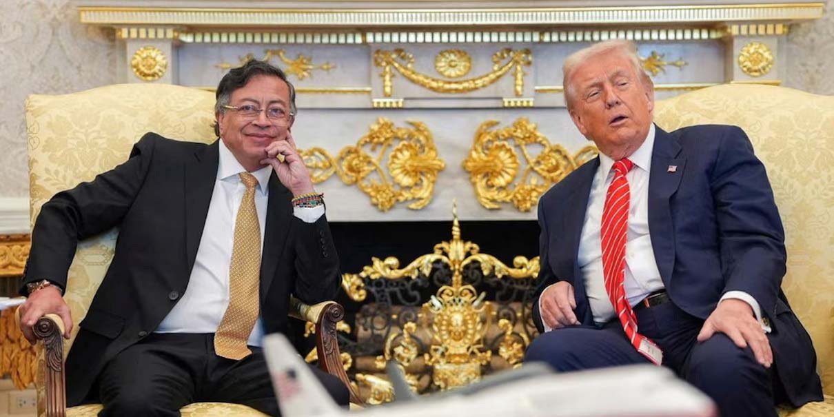 Petro revela nombres de capos del narcotráfico a Trump durante su primer encuentro