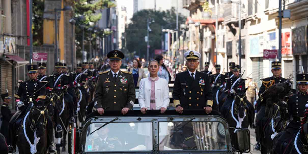 Sheinbaum encabeza ceremonia por el 113 Aniversario de la Marcha de la Lealtad