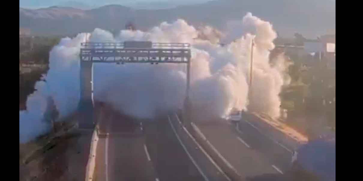 Revelan nuevos VIDEOS de explosión de pipa de gas en Chile que dejó 5 muertos y 17 heridos 