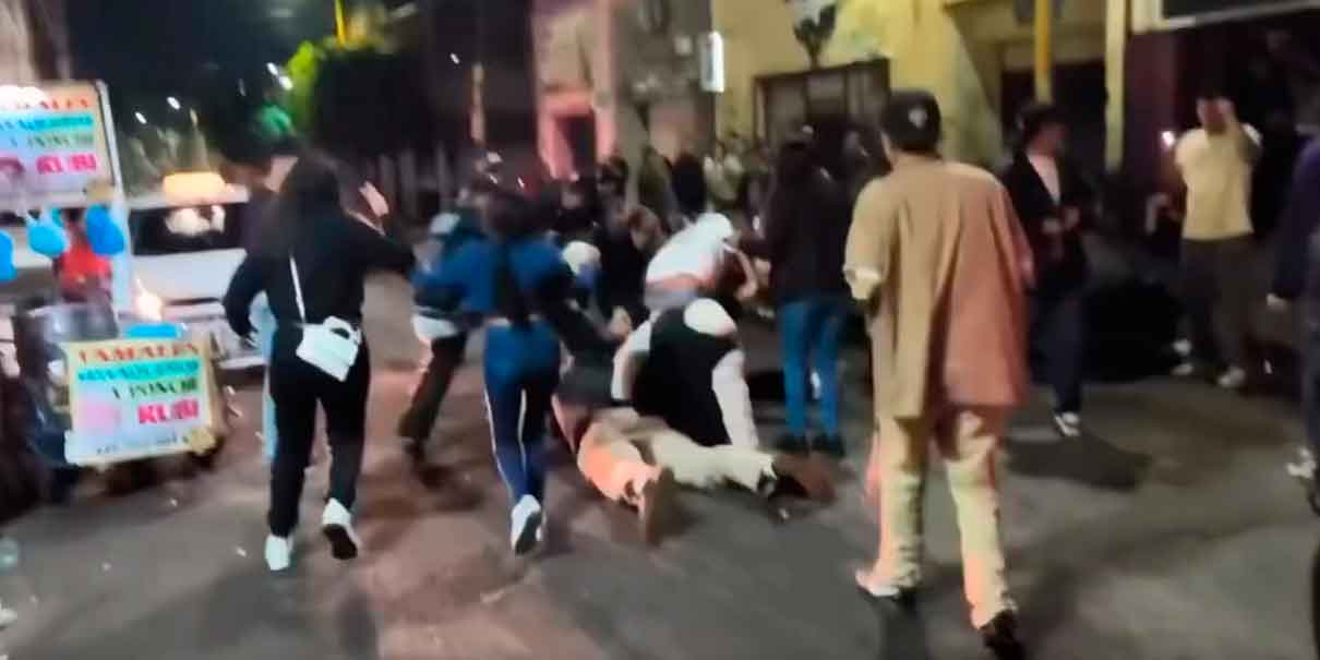 Riña campal afuera del antro La Pulsión termina con brutal “botellazo” a un joven
