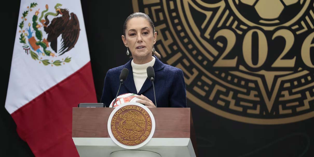 Sheinbaum garantiza seguridad total para el Mundial 2026