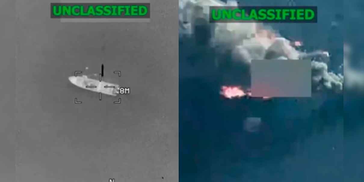 VIDEO. Nuevo ataque de EEUU contra narco lanchas; hay 11 muertos