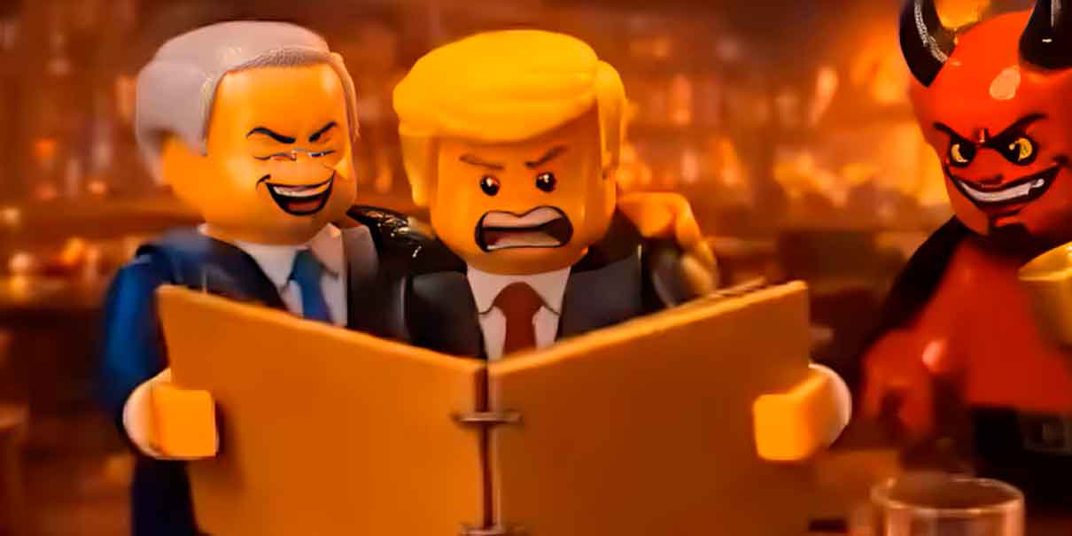 VIDEO animado estilo Lego de Irán contra Trump y Netanyahu provoca debate mundial