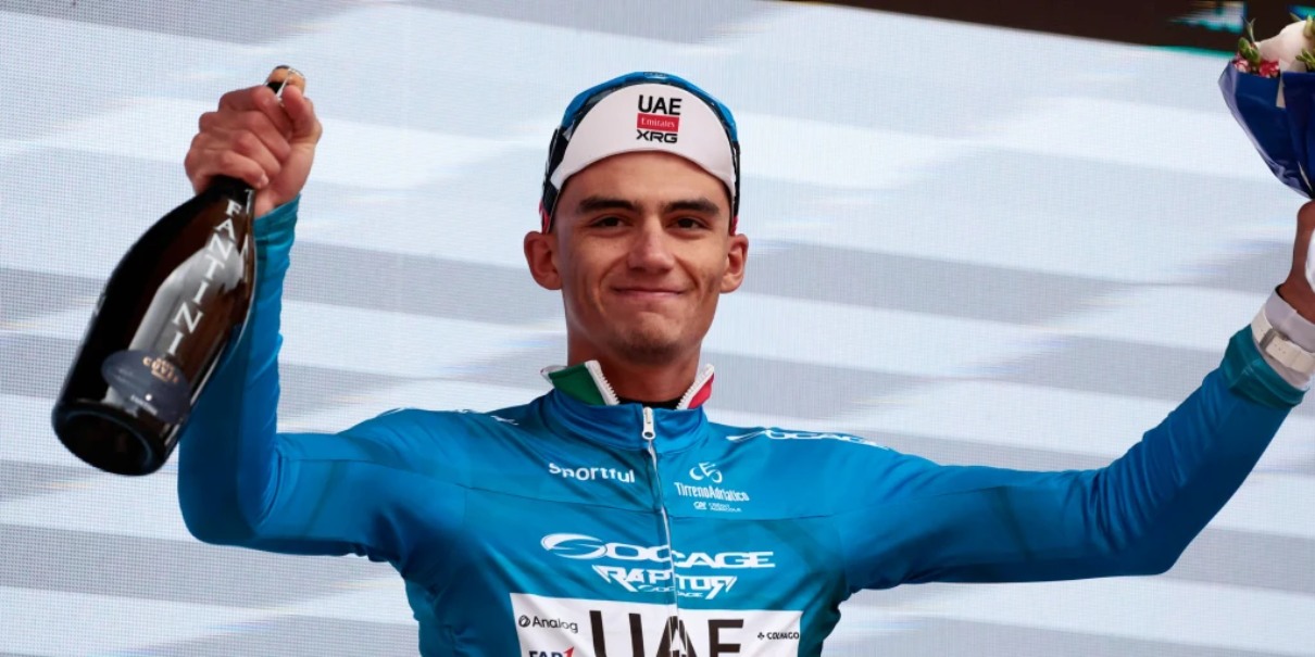 Isaac del Toro se convierte en líder de la Tirreno-Adriático 2026 tras la Etapa 2
