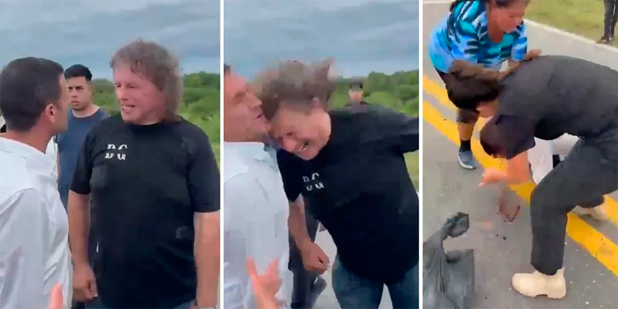 VIDEO. Argentina: agreden a diputado Pelli durante ayuda en Tucumán