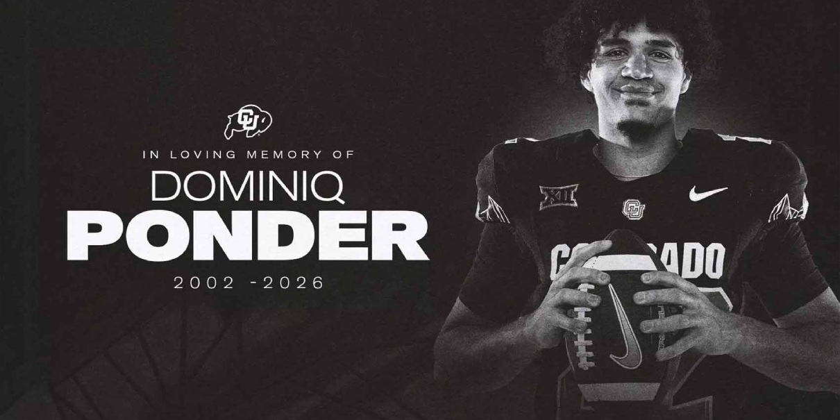 Muere Dominiq Ponder, quarterback de la Universidad de Colorado, en trágico accidente