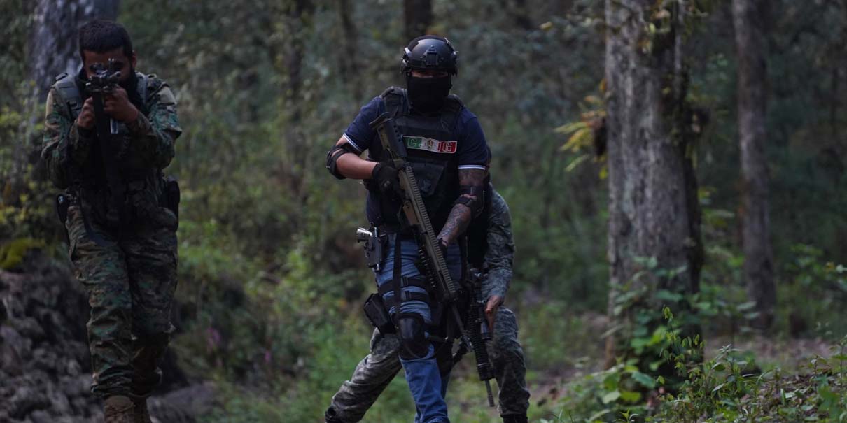 Escoltas de “El Mencho” estaban equipados con fusiles y lanzagranadas en operativo en Tapalpa