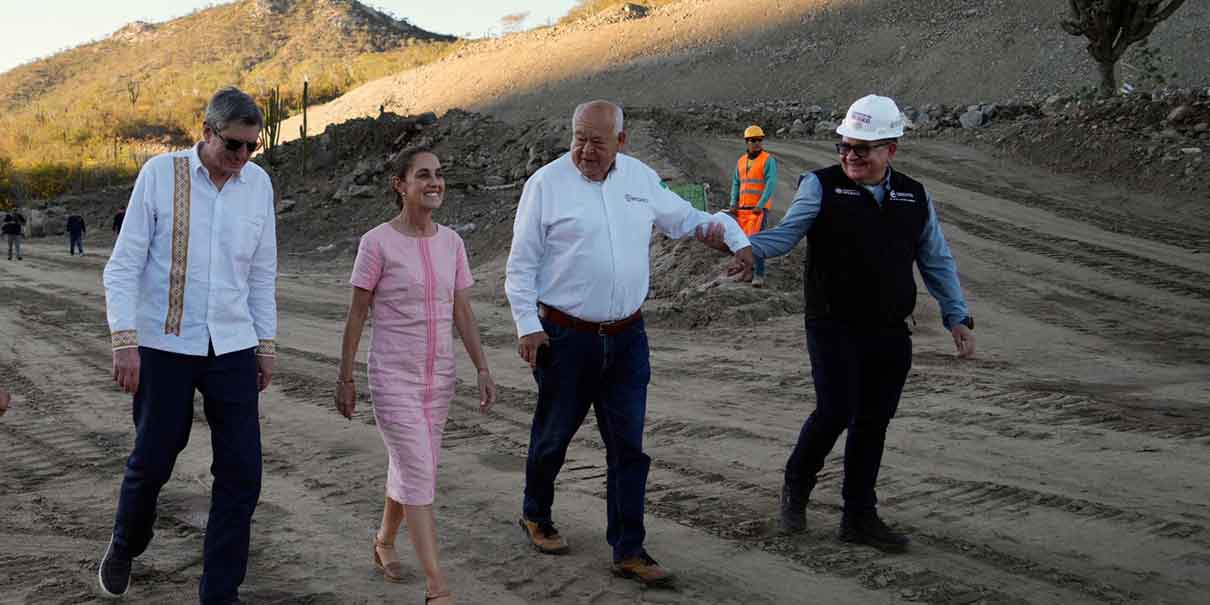 Claudia Sheinbaum encabeza gira en Sinaloa y Baja California Sur con anuncios de seguridad, educación y salud