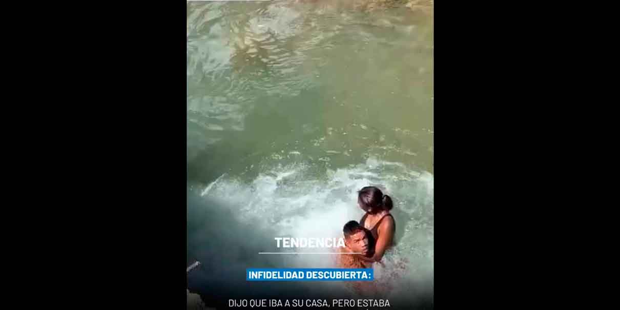 VIDEO. Descubre infidelidad de su esposa. La graba en traje de baño con oro hombre
