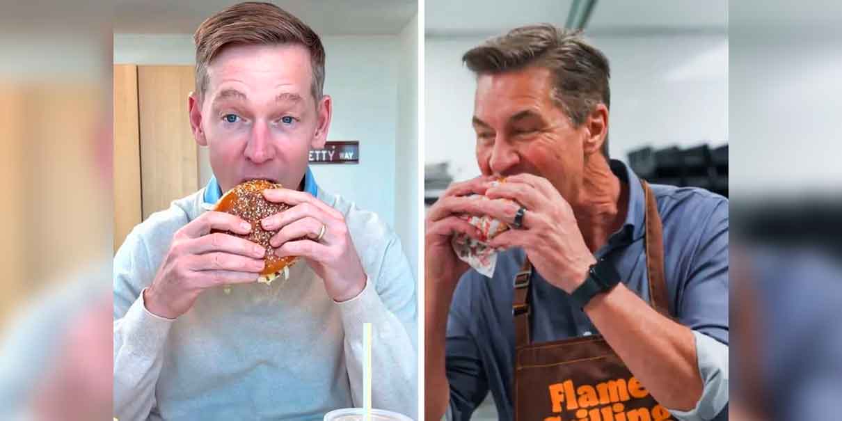 CEO de McDonald’s promociona hamburguesa, pero al comerla finge agrado. Burger King responde con video viral