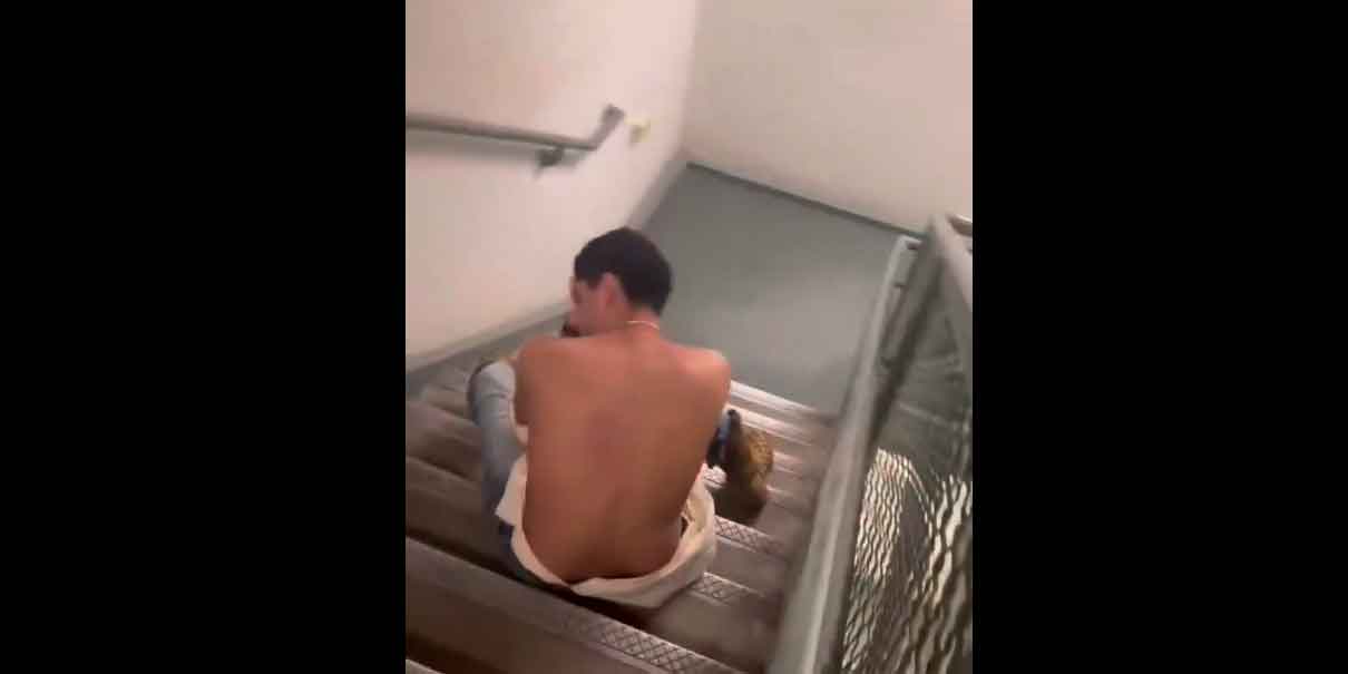 VIDEO. Estudiante ebrio agrede a compañero y termina golpeado tras enfrentar a militares en escuela de EEUU