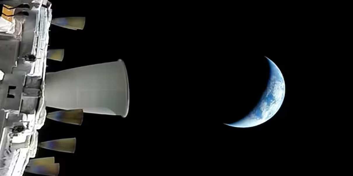 La Tierra vista desde Orión: así luce el planeta desde el espacio