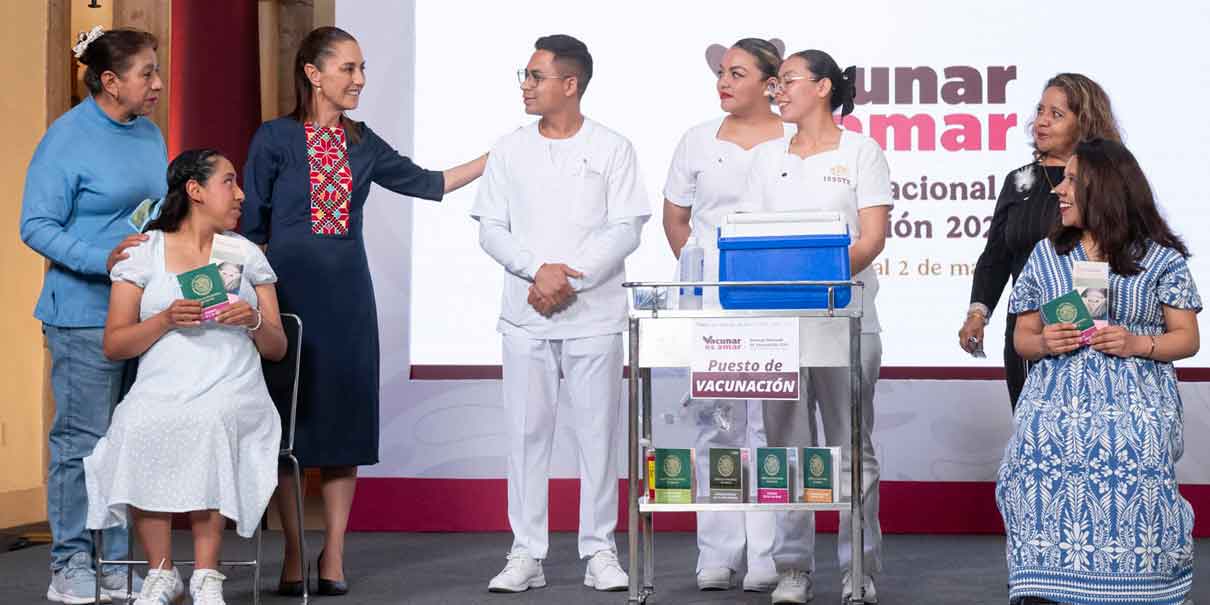 Sheinbaum presentó nuevas vacunas y equipo contra el cáncer