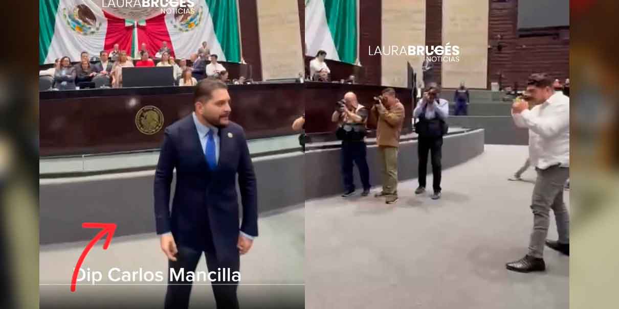 VIDEOS. “Estás borrachísimo”:  así empezó la pelea entre Carlos Mancilla del PRI  y Zenyazen Escobar de Morena  