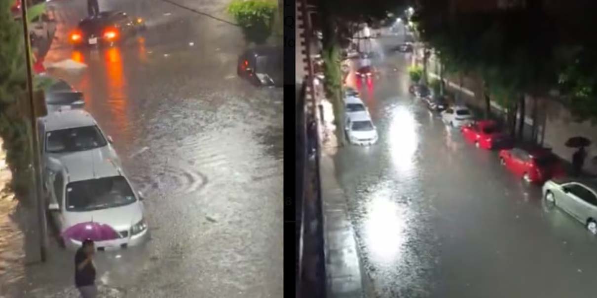 Lluvias colapsan CDMX; presa Becerra se desborda y provoca inundaciones en Periférico