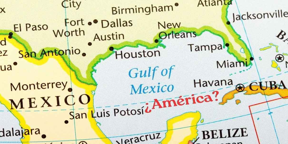 Google “da gusto” a Trump y cambiará el nombre del Golfo de México por el de 'Golfo de América'