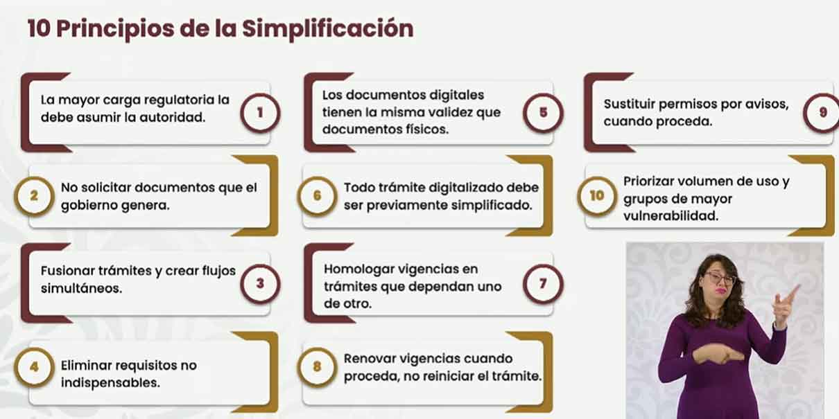 Presentan Ley Nacional de Simplificación y Digitalización