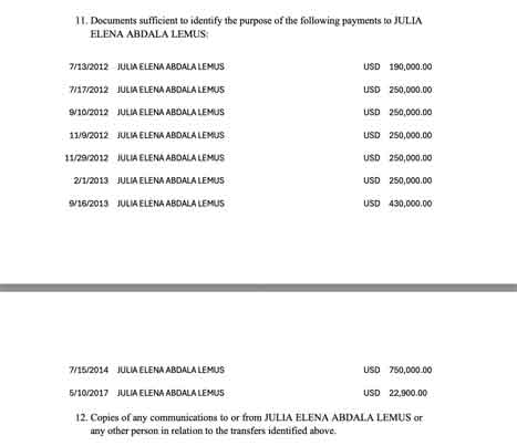 Abdalá, pareja de Bartlett, recibió 4.5 millones de dólares de la red de García Luna