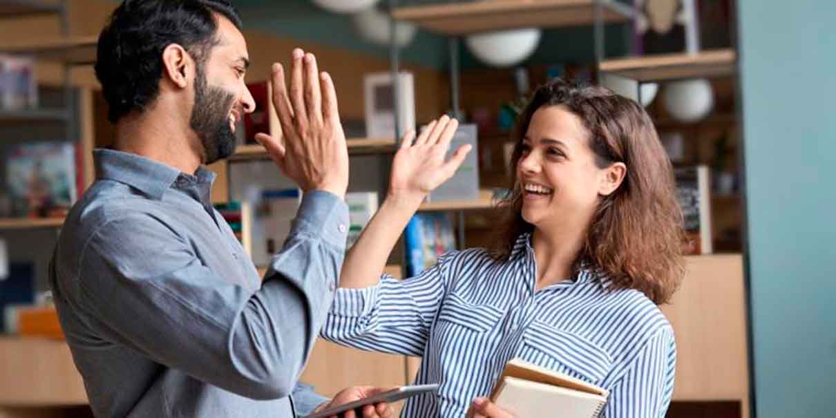 Amigos en el trabajo