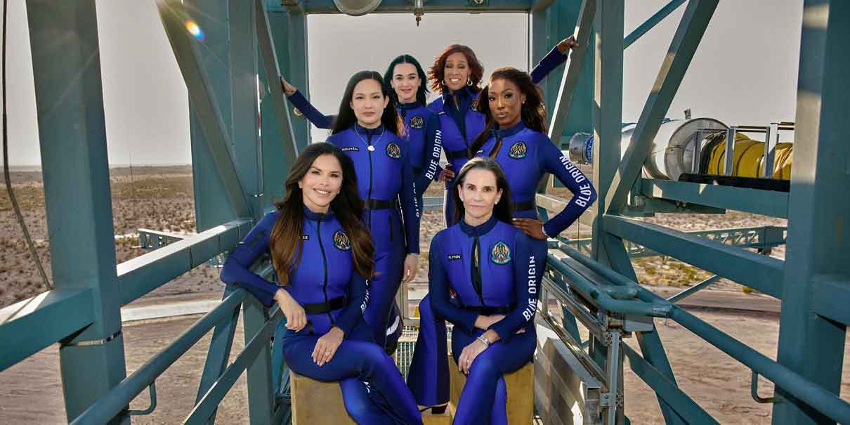 Katy Perry, la novia de Bezos y otras cinco mujeres protagonizaron la primera misión espacial