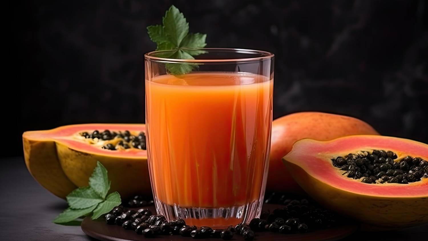 Licuado de papaya
