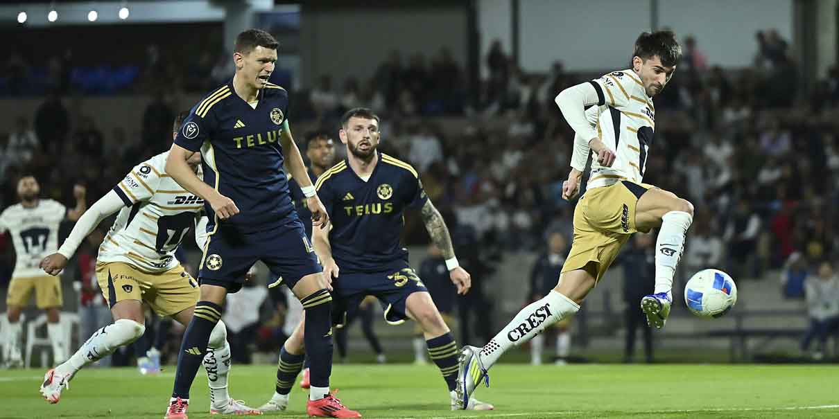 Pumas fuera de la Concacaf Champions Cup tras dramático final ante Vancouver
