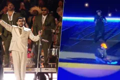 Bad Bunny estrena gira… y también un resbalón en su concierto en CDMX