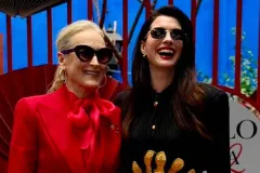 Anne Hathaway y Meryl Streep desatan furor en CDMX por El diablo viste a la moda 2