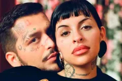 Fotos inéditas de Cazzu y Nodal durante bautizo, tres meses antes de la ruptura 