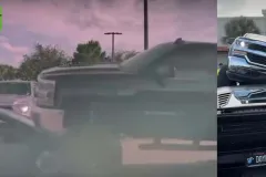 “Era estacionarse, no montarse”: mujer aplasta un Lamborghini y se hace viral